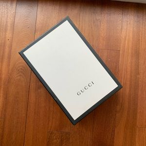 Gucci princetown white slip on empty shoe box 37